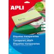 APLI PAPER - A4 (210 x 297 mm) 10 uds. 44) etiquetas de poliéster transparente