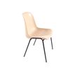 OfficePro CHARLOTTE - Silla - polipropileno - negro, beige