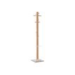 Paperflow easyCloth B - Perchero - 10 ganchos - madera, madera de contrachapado marino laminado - blanco, madera