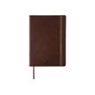Oberthur Balthazar - Cuaderno - A6 - 100 hojas / 200 páginas - papel marfil - reglado - cubierta marrón