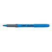 BIC brite liner Grip - Marcador - azul fluorescente - tinta al agua - 1.6-3.3 mm - fino-ancho