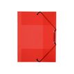 Viquel Propyglass - Carpeta de 3 solapas - ampliable - para A4 - rojo