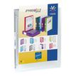 Viquel Propyglass - Carpeta de anillas para presentaciones - ancho de la espina: 20 mm - para A4 - incoloro