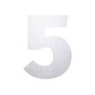 Pickup Home - Signo - number - 145 mm (height) - aluminio pulido
