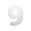 Pickup Home - Signo - number - 145 mm (height) - aluminio pulido