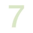Pickup Glow In The Dark - Signo - number - 100 mm (height) - autoadhesivo