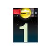 Pickup Glow In The Dark - Signo - number - 75 mm (height) - autoadhesivo
