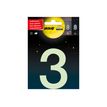 Pickup Glow In The Dark - Signo - number - 75 mm (height) - autoadhesivo
