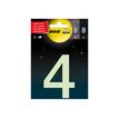 Pickup Glow In The Dark - Signo - number - 75 mm (height) - autoadhesivo
