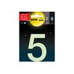 Pickup Glow In The Dark - Signo - number - 75 mm (height) - autoadhesivo
