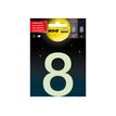 Pickup Glow In The Dark - Signo - number - 75 mm (height) - autoadhesivo