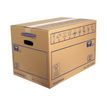 Bankers Box SmoothMove - Caja de envío - 35.5 cm x 55.5 cm x 36 cm - tapas plegables - azul, marrón
