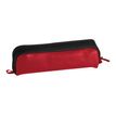 Clairefontaine CUIRISE - Portalápices - piel verdadera - negro, rojo