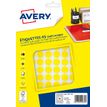 Avery A5 - Etiqueta codificada en colores autoadhesiva - amarillo (paquete de 960)