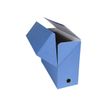 Exacompta - Maleta de transferencia - ancho de la espina: 120 mm - para A4 - capacidad: 1000 hojas - azul claro