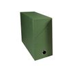 Exacompta - Maleta de transferencia - ancho de la espina: 120 mm - para A4 - capacidad: 1000 hojas - verde