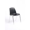 OfficePro CHARLOTTE - Silla - polipropileno - negro