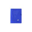 Clairefontaine MIMESYS Petits formats - Small - Cuaderno - grapado - 170 x 220 mm - 24 hojas / 48 páginas - Seyès - navy blue cover - polipropileno (PP)