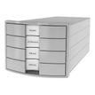 HAN IMPULS NEW DESIGN - Armario de cajones - 4 cajones - para A4, C4 - gris claro