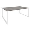 Burocean Urban Manager - Escritorio - rectangular - roble gris - blanco base
