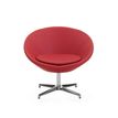 Dileoffice Circle - Silla - redondo - giratorio - 100% poliéster