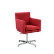 Dileoffice Brooklyn - Silla - rectangular - low-back - reposabrazos - giratorio - poliolefina