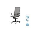 Dileoffice X-light - Silla - parte trasera alta - reposabrazos - inclinación - malla
