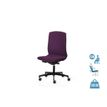 Dileoffice Flexa - Silla - rectangular - parte trasera alta - giratorio - 100% poliéster