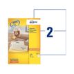 Avery Multi-Purpose Labels - Blanco - A5 (148 x 210 mm) 200 uds. (100 hoja(s) x 2) etiquetas para usos múltiples