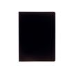 Exacompta - Libro de pantalla - 10 compartimentos - para A4 - negro opaco