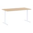 3483600857798-Bureau YES ! - 80 cm - Pieds métal fixes - Chêne-P_79440911_1-0