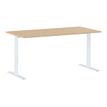 3483600857828-Bureau YES ! - 160 cm - Pieds métal fixes - Chêne-P_79440914_1-0