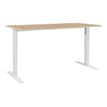 Gautier office YES! - Mesa - rectangular - ajuste de la altura eléctrico - roble natural