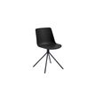 Paperflow DN - Silla - acero recubierto, injected polypropylene - negro (paquete de 2)