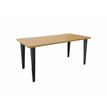 Vinco Evidence - Mesa - rectangular - haya natural - RAL 7016, gris antracita base