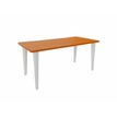 Vinco Evidence - Mesa - rectangular - cereza - blanco, RAL 9010 base
