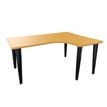 Vinco Evidence - Mesa - 90° right angled - haya natural - gris grafito, RAL 7016 base