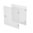 Artarredi Maxicolor - Puerta de librería - satin-etched tempered glass (paquete de 2)