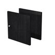 Artarredi Maxicolor - Puerta de librería - melamina - negro ceniza (paquete de 2)
