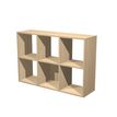 Artarredi Maxicolor - Librería - modular - melamina - roble claro