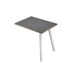 2012349510612-Retour direct pour bureau - L80 x H74 x P60 - Pieds métal blancs - plateau anthracite chan-P_79441671_1-0
