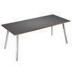 Artarredi Leonardo - Escritorio - rectangular - antracita - blanco base