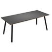 Artarredi Leonardo - Escritorio - rectangular - antracita - negro mate base