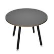 2012349512012-Table ronde - H105 cm - 100 cm - 4 Pieds noir - plateau anthracite-P_79441741_1-0