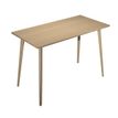 Artarredi Leonardo - Escritorio - rectangular - roble - negro mate base