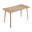 Artarredi Leonardo - Escritorio - rectangular - roble - negro mate base