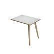 2012349512517-Retour direct pour bureau - L80 x H74 x P60 - Pieds bois - plateau blanc chants chêne-P_79441766_1-0
