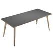 2012349512876-Bureau LEONARDO - 180 cm - Pieds bois - Anthracite chants chêne-P_79441784_1-0