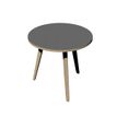 Artarredi Leonardo - Mesa - redondo - antracita - negro mate, RAL 9005 base