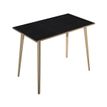 Artarredi Leonardo - Escritorio - rectangular - antracita - negro mate base
